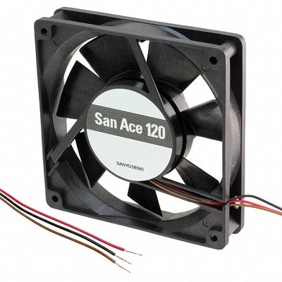 109P1212T4H12 by Sanyo Denki America Inc. - FAN AXIAL 119X25MM 12VDC WIRE