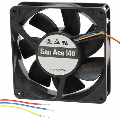 109P1412M101 by Sanyo Denki America Inc. - FAN AXIAL 140X38MM 12VDC WIRE