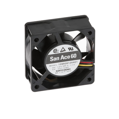 109R0612H401 by Sanyo Denki America Inc. - FAN AXIAL 60X25MM 12VDC WIRE