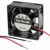 109R0648G402 by Sanyo Denki America Inc. - FAN AXIAL 60X25MM 48VDC WIRE