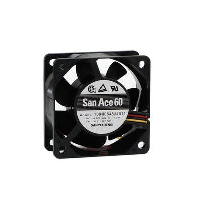 109R0648J4011 by Sanyo Denki America Inc. - FAN AXIAL 60X25MM 48VDC WIRE
