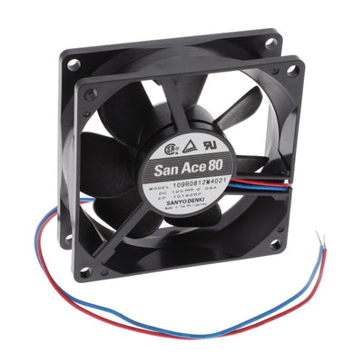 109R0812M4021 by Sanyo Denki America Inc. - FAN AXIAL 80X25MM 12VDC WIRE