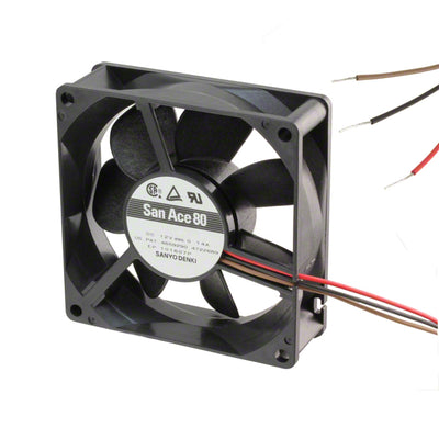 109R0812S401 by Sanyo Denki America Inc. - FAN AXIAL 80X25MM 12VDC WIRE