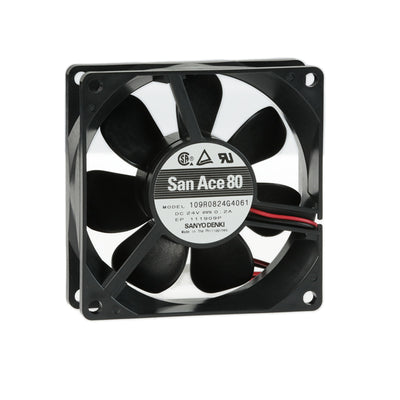 109R0824G4061 by Sanyo Denki America Inc. - FAN AXIAL 80X25MM 24VDC