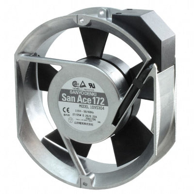 109S304 by Sanyo Denki America Inc. - FAN 172X51MM 115VAC SIDE CUT