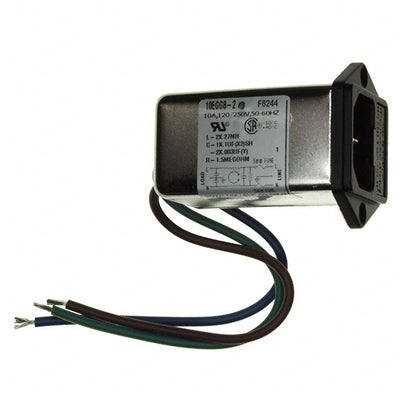 3-1609115-6 by TE Connectivity Corcom Filters - PWR ENT MOD RCPT IEC320-C14 PNL