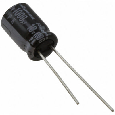 10PK1000MEFC8X11.5 by Rubycon - ALUMIN CAP 1000UF 20% 10V RADIAL