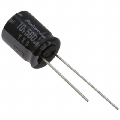 10YXG560MEFCT810X12.5 by Rubycon - ALUMIN CAP 560UF 20% 10V RADIAL
