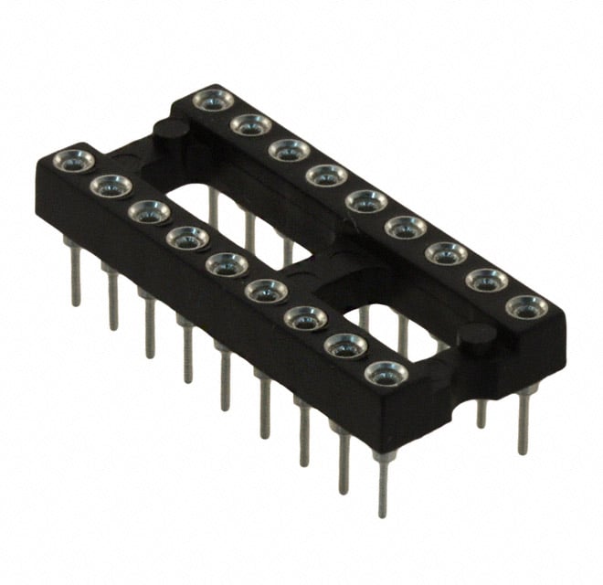110-41-318-41-001000 by Mill-Max Manufacturing Corp. - CONNECTOR IC DIP SOCKET 18POS GOLD