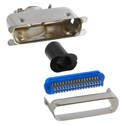 110-036-103-001 by NorComp Inc. - CONNECTOR SCSI PLUG 36P STR SLDR CUP