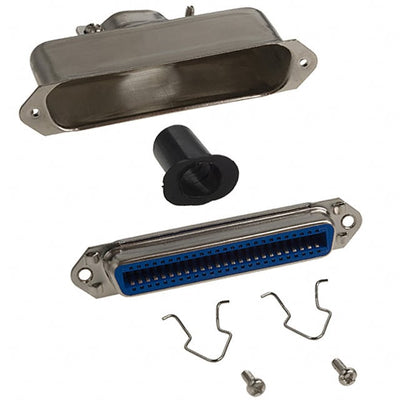 110-050-203-001 by NorComp Inc. - CONNECTOR SCSI RCPT 50P STR SLDR CUP