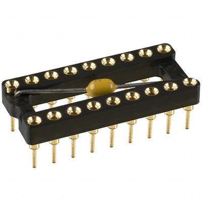 110-13-318-41-801000 by Mill-Max Manufacturing Corp. - CONNECTOR IC DIP SOCKET 18POS GOLD