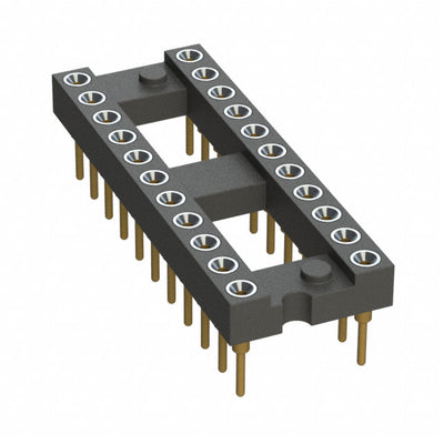 110-13-322-41-001000 by Mill-Max Manufacturing Corp. - CONNECTOR IC DIP SOCKET 22POS GOLD