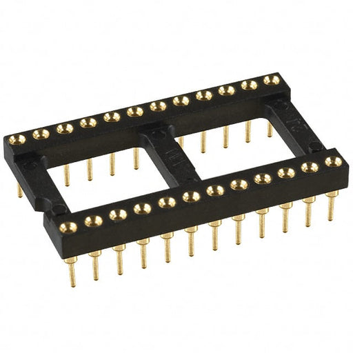 110-13-624-41-001000 by Mill-Max Manufacturing Corp. - CONNECTOR IC DIP SOCKET 24POS GOLD