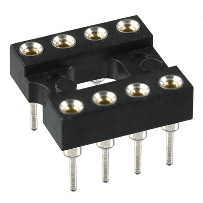 110-93-308-41-001000 by Mill-Max Manufacturing Corp. - CONNECTOR IC DIP SOCKET 8POS GOLD