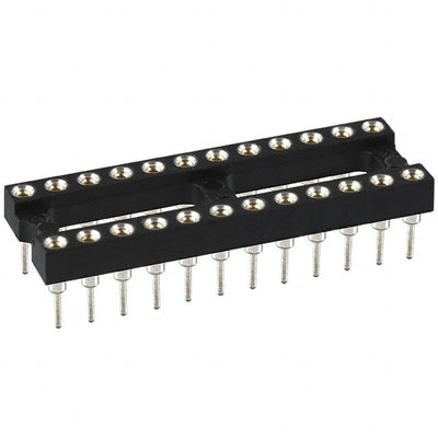 110-47-324-41-001000 by Mill-Max Manufacturing Corp. - CONNECTOR IC DIP SOCKET 24POS GOLD