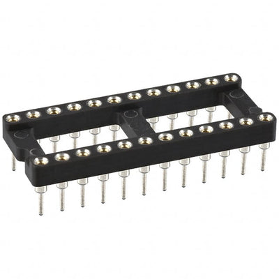 110-43-424-41-001000 by Mill-Max Manufacturing Corp. - CONNECTOR IC DIP SOCKET 24POS GOLD