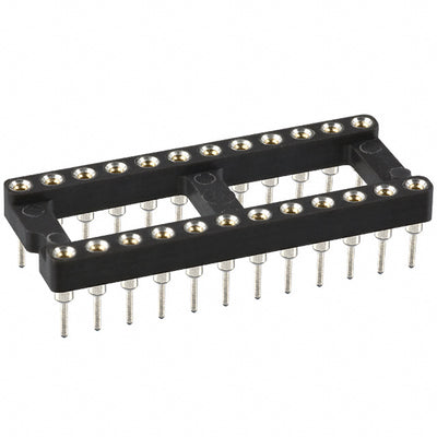 110-93-424-41-001000 by Mill-Max Manufacturing Corp. - CONNECTOR IC DIP SOCKET 24POS GOLD