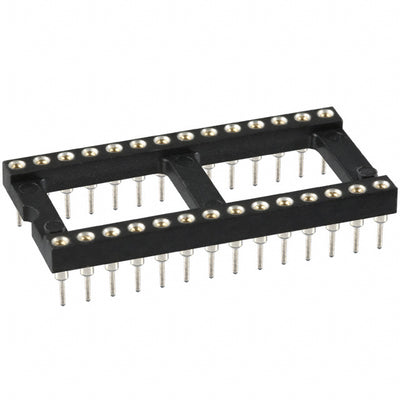 110-41-628-41-001000 by Mill-Max Manufacturing Corp. - CONNECTOR IC DIP SOCKET 28POS GOLD