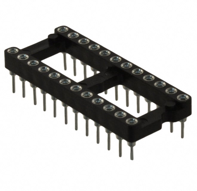 110-44-424-41-001000 by Mill-Max Manufacturing Corp. - CONNECTOR IC DIP SOCKET 24POS TIN