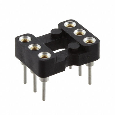 110-47-306-41-001000 by Mill-Max Manufacturing Corp. - CONNECTOR IC DIP SOCKET 6POS GOLD