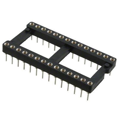 110-47-628-41-001000 by Mill-Max Manufacturing Corp. - CONNECTOR IC DIP SOCKET 28POS GOLD