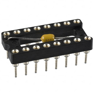 110-43-316-41-801000 by Mill-Max Manufacturing Corp. - CONNECTOR IC DIP SOCKET 16POS GOLD