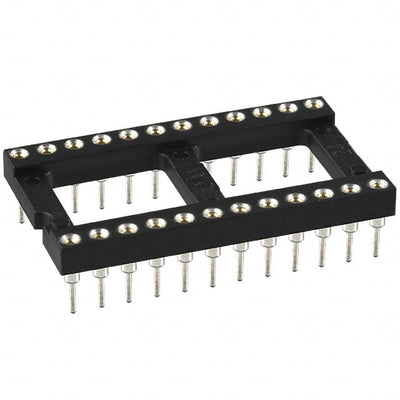 110-43-624-41-001000 by Mill-Max Manufacturing Corp. - CONNECTOR IC DIP SOCKET 24POS GOLD