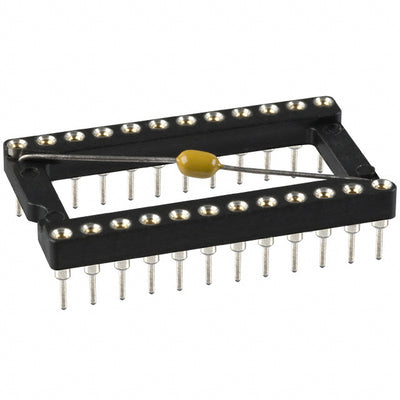 110-43-624-41-801000 by Mill-Max Manufacturing Corp. - CONNECTOR IC DIP SOCKET 24POS GOLD