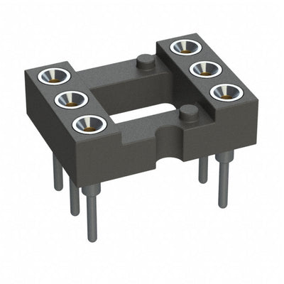 110-91-306-41-001000 by Mill-Max Manufacturing Corp. - CONNECTOR IC DIP SOCKET 6POS GOLD