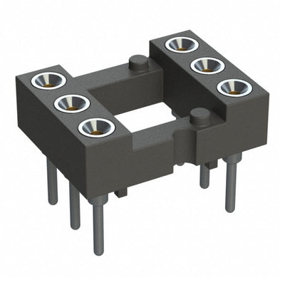 110-93-306-41-605000 by Mill-Max Manufacturing Corp. - CONNECTOR IC DIP SOCKET 6POS GOLD