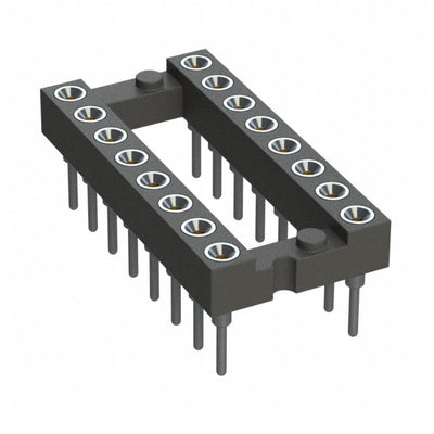 110-91-316-41-001000 by Mill-Max Manufacturing Corp. - CONNECTOR IC DIP SOCKET 16POS GOLD