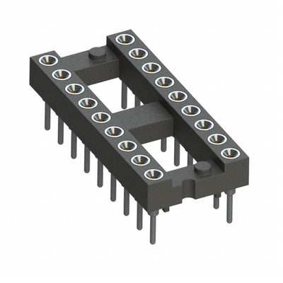 110-93-318-41-605000 by Mill-Max Manufacturing Corp. - CONNECTOR IC DIP SOCKET 18POS GOLD