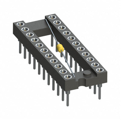 110-93-322-41-801000 by Mill-Max Manufacturing Corp. - CONNECTOR IC DIP SOCKET 22POS GOLD