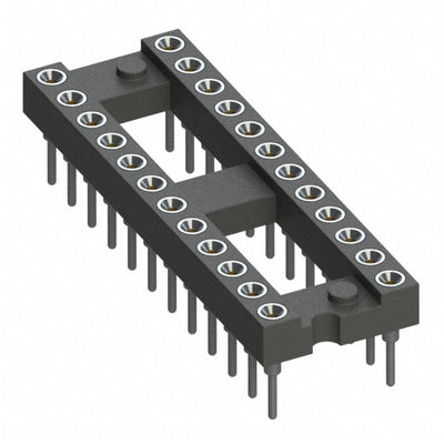 110-41-324-41-001000 by Mill-Max Manufacturing Corp. - CONNECTOR IC DIP SOCKET 24POS GOLD