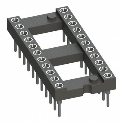 110-99-422-41-001000 by Mill-Max Manufacturing Corp. - CONNECTOR IC DIP SOCKET 22POS TINLEAD