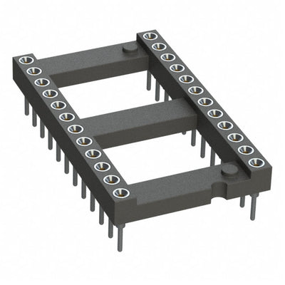 110-93-624-41-605000 by Mill-Max Manufacturing Corp. - CONNECTOR IC DIP SOCKET 24POS GOLD