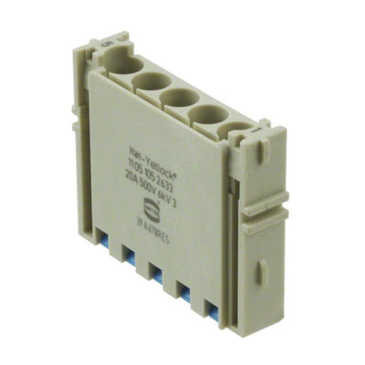 11051052633 by HARTING - MODULE MALE 5POS PUSH IN LOCK