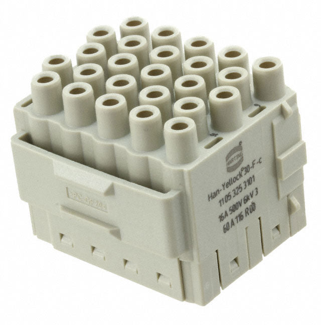 11053253101 by HARTING - MODULE FEMALE 25POS CRIMP