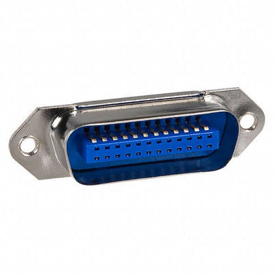 111-024-113L001 by NorComp Inc. - CONNECTOR SCSI PLUG 24POS VERT SOLDER