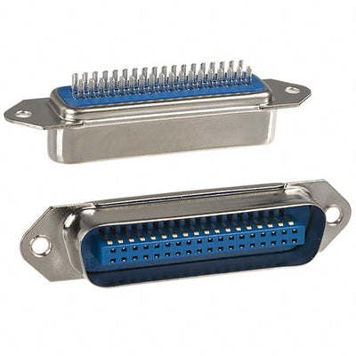111-036-103L001 by NorComp Inc. - CONNECTOR SCSI PLUG 36P STR SLDR CUP