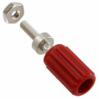 111-0702-001 by Cinch Connectivity Solutions Johnson - CONNECTOR BIND POST KNURLED RED