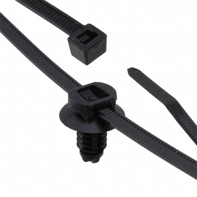156-04091 by HellermannTyton - CABLE TIE LOCKING BLACK 50LBS 8