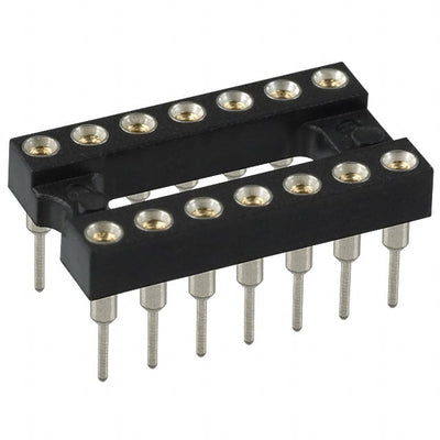 111-93-314-41-001000 by Mill-Max Manufacturing Corp. - CONNECTOR IC DIP SOCKET 14POS GOLD
