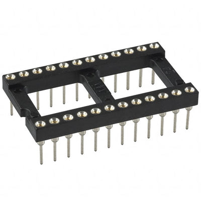 111-43-624-41-001000 by Mill-Max Manufacturing Corp. - CONNECTOR IC DIP SOCKET 24POS GOLD