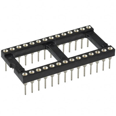111-47-628-41-001000 by Mill-Max Manufacturing Corp. - CONNECTOR IC DIP SOCKET 28POS GOLD