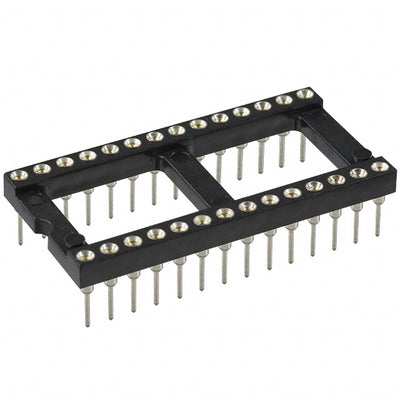 111-43-628-41-001000 by Mill-Max Manufacturing Corp. - CONNECTOR IC DIP SOCKET 28POS GOLD