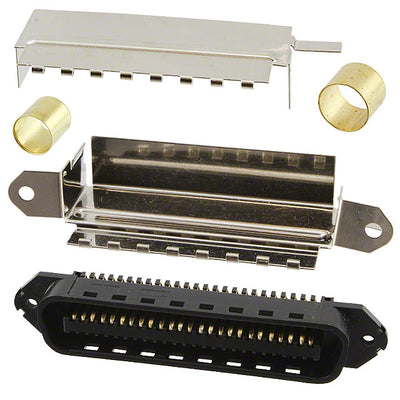 1116719-1 by TE Connectivity AMP Connectors - CONNECTOR PLUG 50POS R/A IDC
