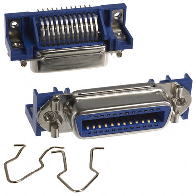 112-024-213-001 by NorComp Inc. - CONNECTOR SCSI RCPT 24POS R/A SOLDER