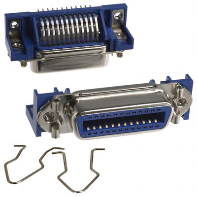 112-024-213R001 by NorComp Inc. - CONNECTOR SCSI RCPT 24POS R/A SOLDER